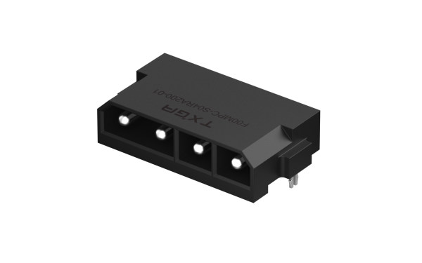 充电桩模块电源连接器 ,插座 ,4位 ,弯端 ,交流 ,20KW