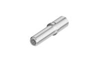 Crown lamella socket, ∅3, Silver plated, 3μm