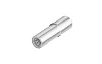 Crown lamella socket, ∅5, Silver plated, 3μm