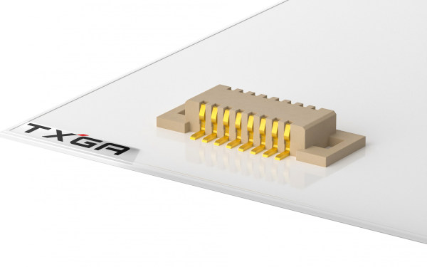 板到板连接器 0.5mm 立贴 24位 公座(组合高度2.5mm)