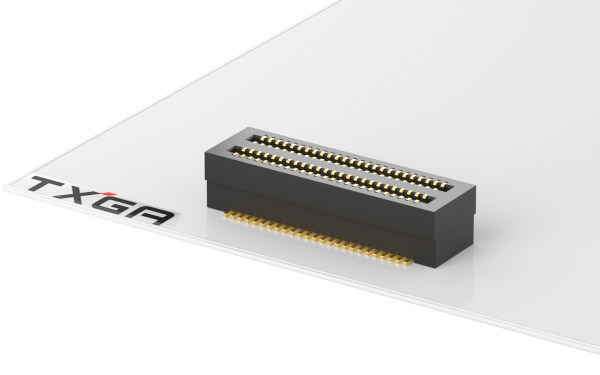板到板连接器 0.5mm 立贴 8位 母座(有柱)(H1=3mm)