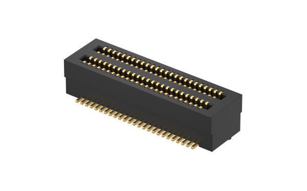 板对板连接器 0.5mm 立贴 28位 母座(有柱)(H1=4.5mm)