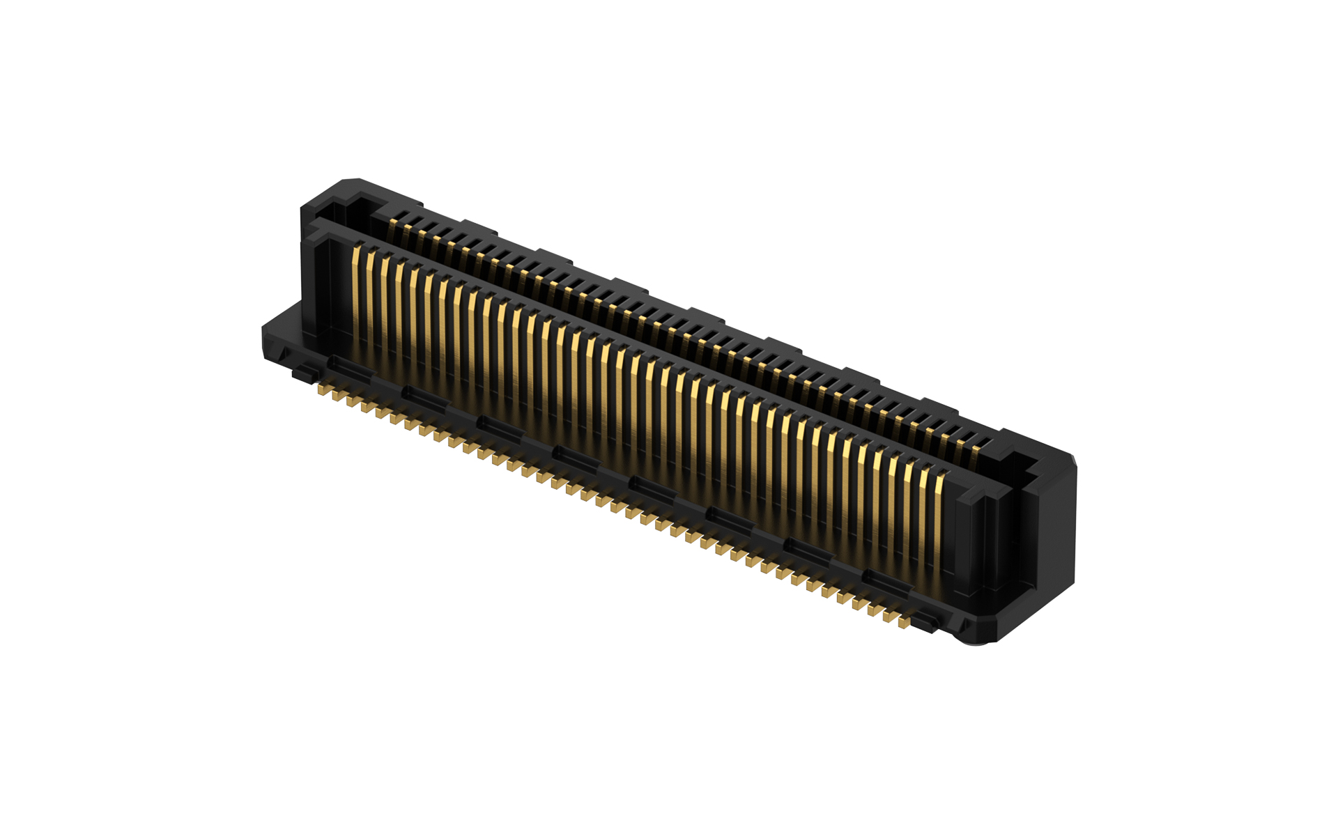 Board to Board Connector, 0.5mm, Hermaphroditic, 50Circuits, Vertical(180°), SMT, With peg, H3.95, 