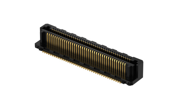 板对板连接器,0.5mm,公母同体,50位,垂直(180度),表面贴装,有柱,H3.95,