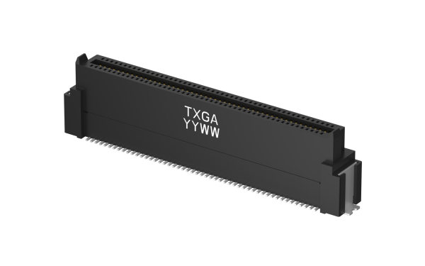 板对板连接器,0.8mm,母,100位,垂直(180度),表面贴装,有柱,H11.4