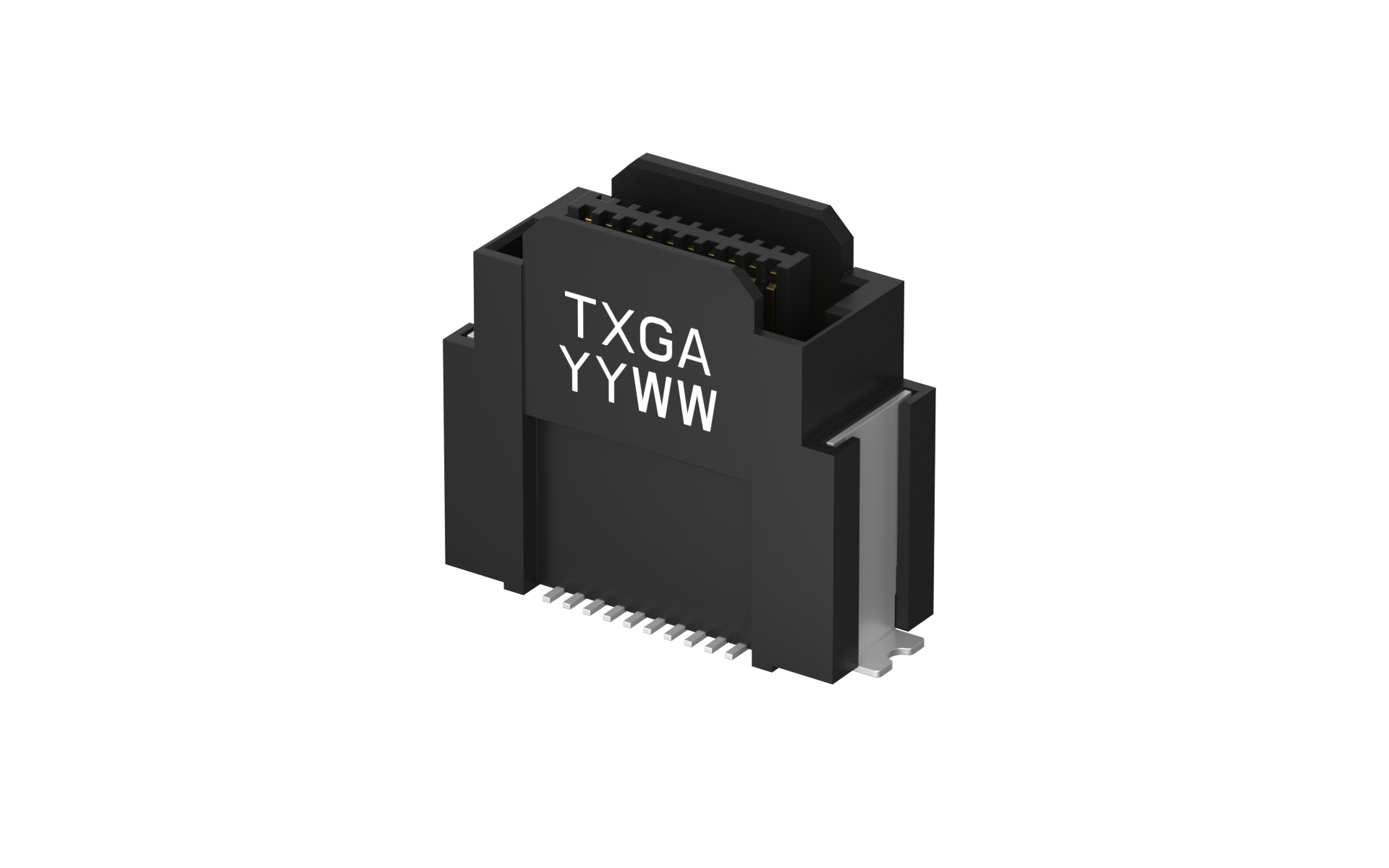 Board to Board Connector, 0.8mm, Male, 20Circuits, Vertical(180°), SMT, With peg, H14