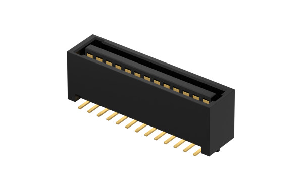 板对板连接器 2.54mm ,公座 ,30位 ,立贴 (组合高度25mm)