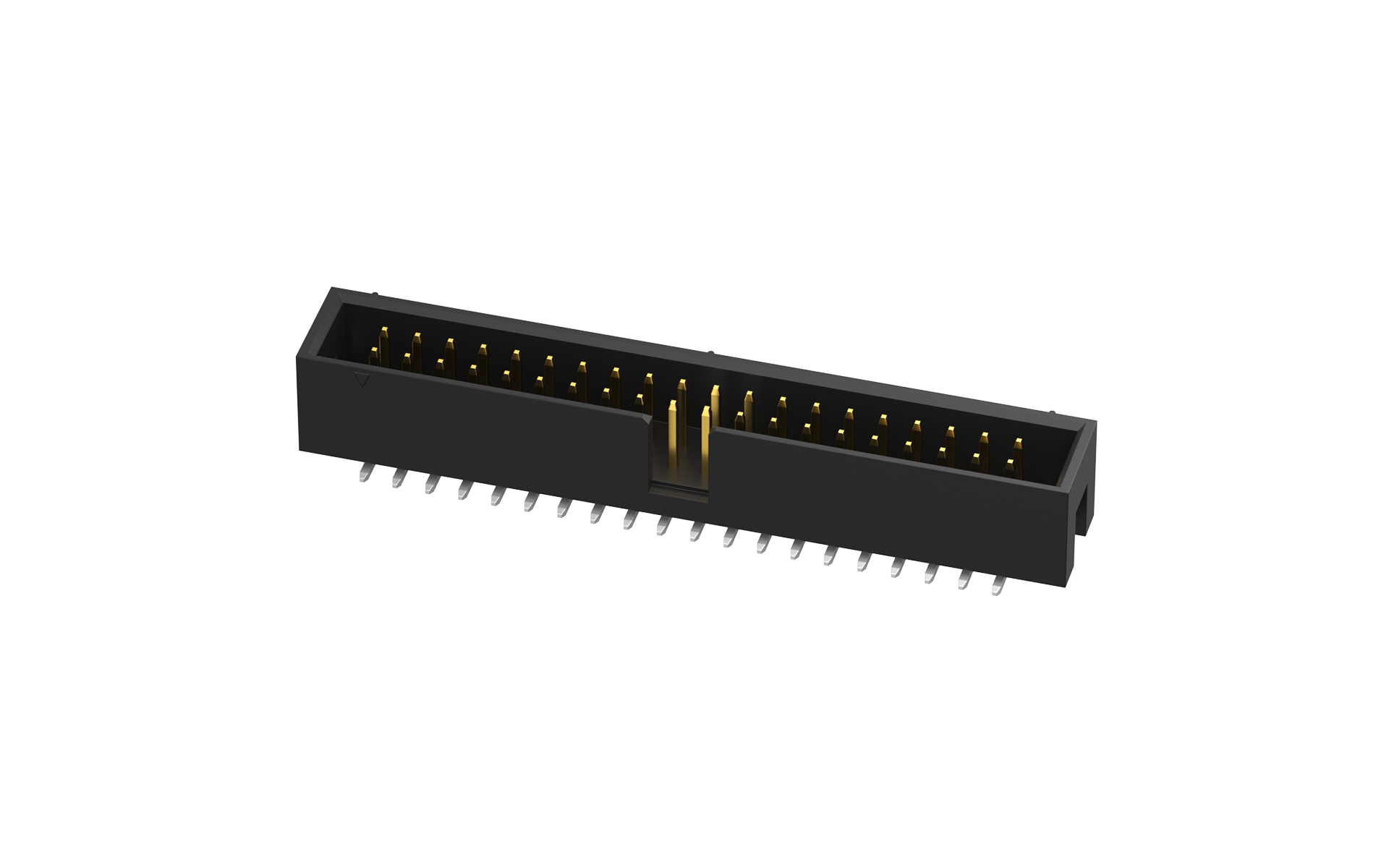 Box Header 2.54mm 180°Vertical 40Circuits(SMT)
