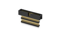 Box Header, 2.54mm, 24Circuits, Vertical(180°), Through hole, PA9T