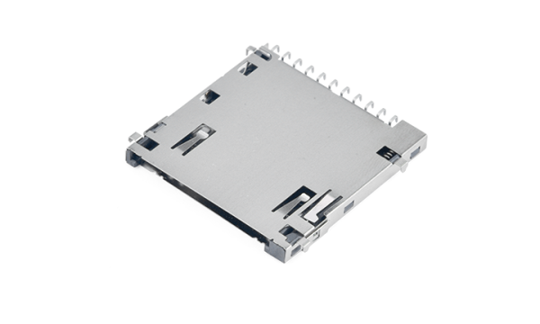 SD卡连接器 自弹式(H2.8mm)(板上0.9mm)