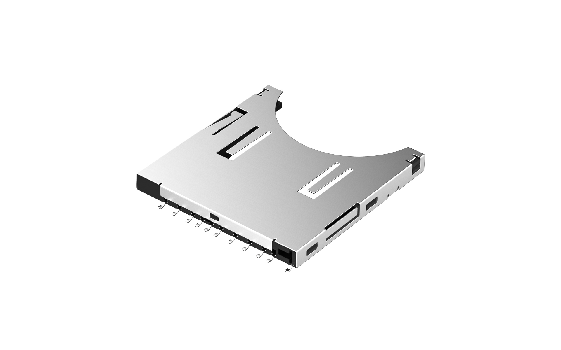 SD card connector(H2.8mm)(Push to Push)