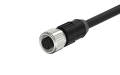 M12X1.0 A Coded 8pin, female straight single end, cable length L=2m，unshielded