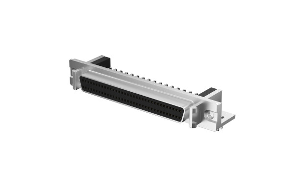 SCSI 连接器 90°插件 母座 68位