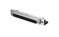 SCSI Connector, 68Circuits, Female, Right angle(90°), Through hole, Gold flash