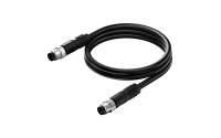 M8X1.0 A Coded 3pin, male straight , cable length L=2m