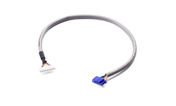 单芯电缆组件： 2.5MM间距 9PIN 插板 对 2.0间距9PIN 带扣 L=380MM