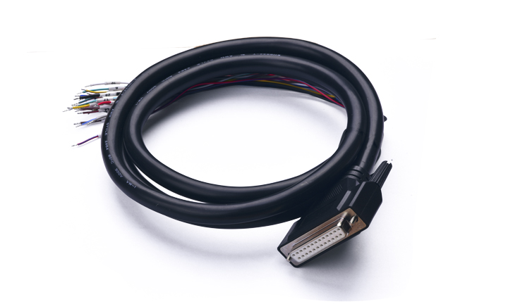 D-SUB Cable: DB25 Female to Open Tinned, L=1500MM