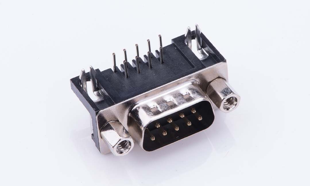 D-SUB 90°Angle Male 9Circuits