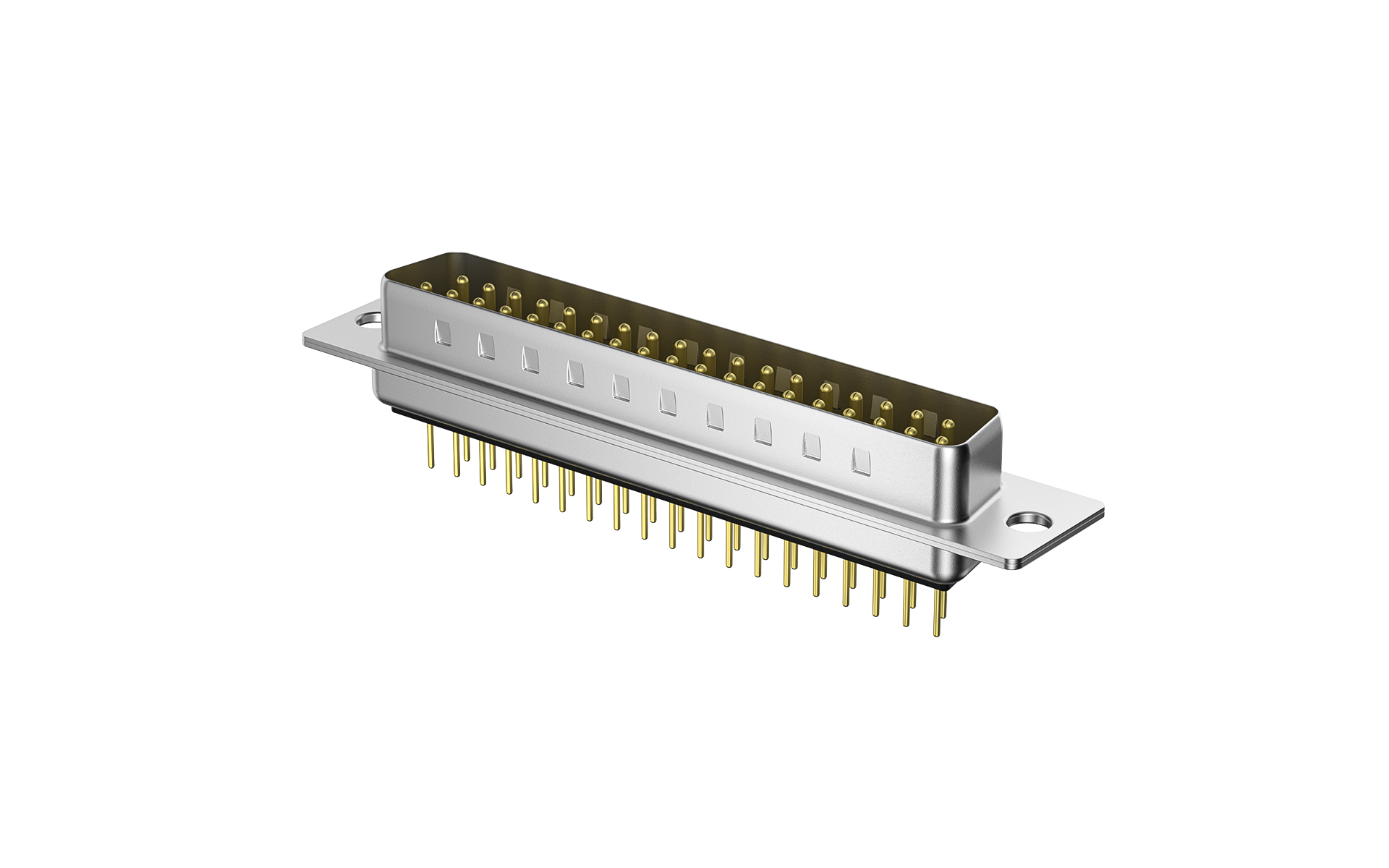 D-SUB 180°Vertical Male 37Circuits(Black)