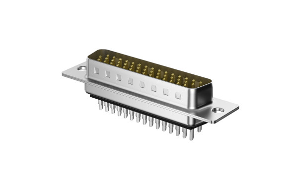 D-SUB 焊线式 公座 44位(黑色)(触点镀金1u'')