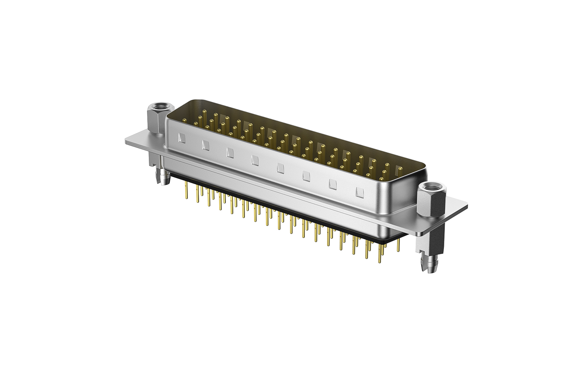 D-SUB 180°Vertical Male 50Circuits(Black)