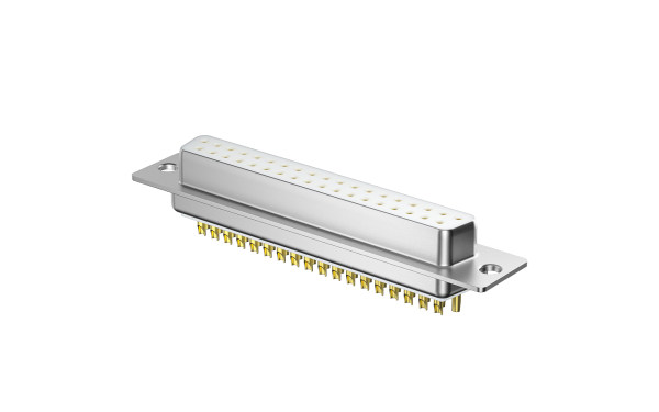 车针D-SUB 双排 37位 ,母座 ,焊线式 ,1μ"