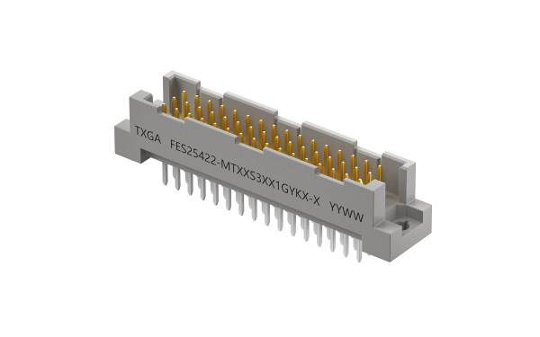 欧式插座,2.54mm,公,三排,48位,垂直(180度),通孔焊接