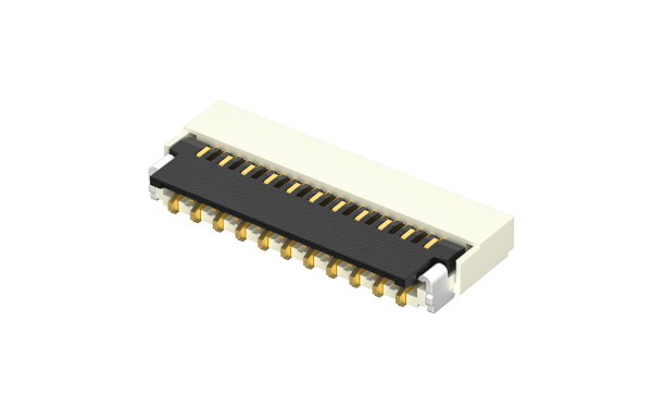 FPC/FFC连接器 0.3mm 卧贴下触点 41位(1mm)(掀锁)(金)