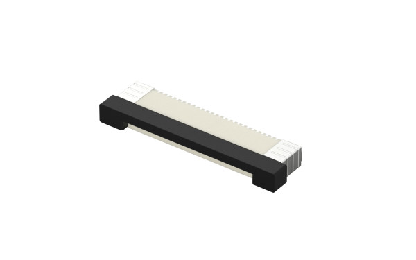 FPC/FFC连接器 0.5mm 卧贴下触点 6位(2mm)(抽锁)