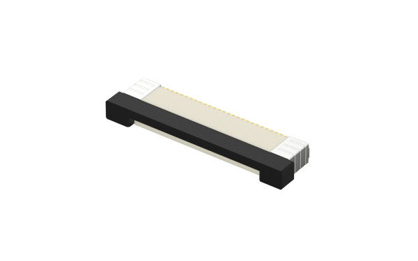 FPC/FFC连接器 0.5mm 卧贴下触点 24位(2mm)(抽锁)(金)