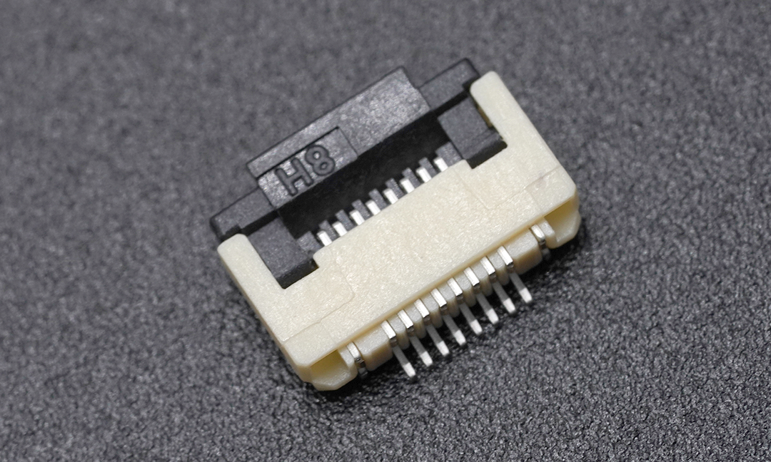 FPC/FFC connector 0.5mm Lower Contact 8Circuits(2mm)(SMT)