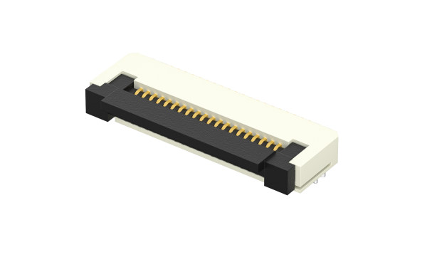 FPC/FFC连接器 0.5mm 卧贴下触点 10位(2mm)(掀锁)