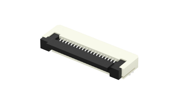 FPC/FFC连接器 0.5mm 卧贴下触点 17位(2mm)(掀锁)