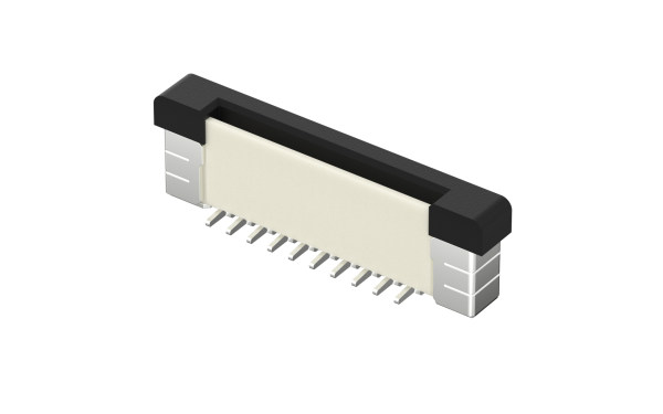 FPC/FFC连接器 0.5mm 立贴 6位