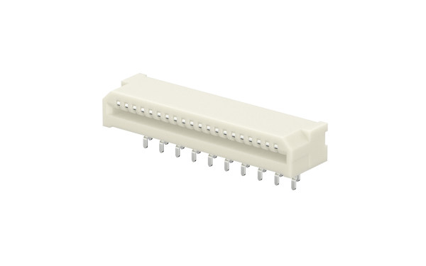 FPC/FFC连接器 1.25mm ,6位 ,90°插件