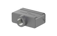 Heavy-duty connector, H16A Hood, Top cable entry, M20, Al-alloy, Gray, IP65