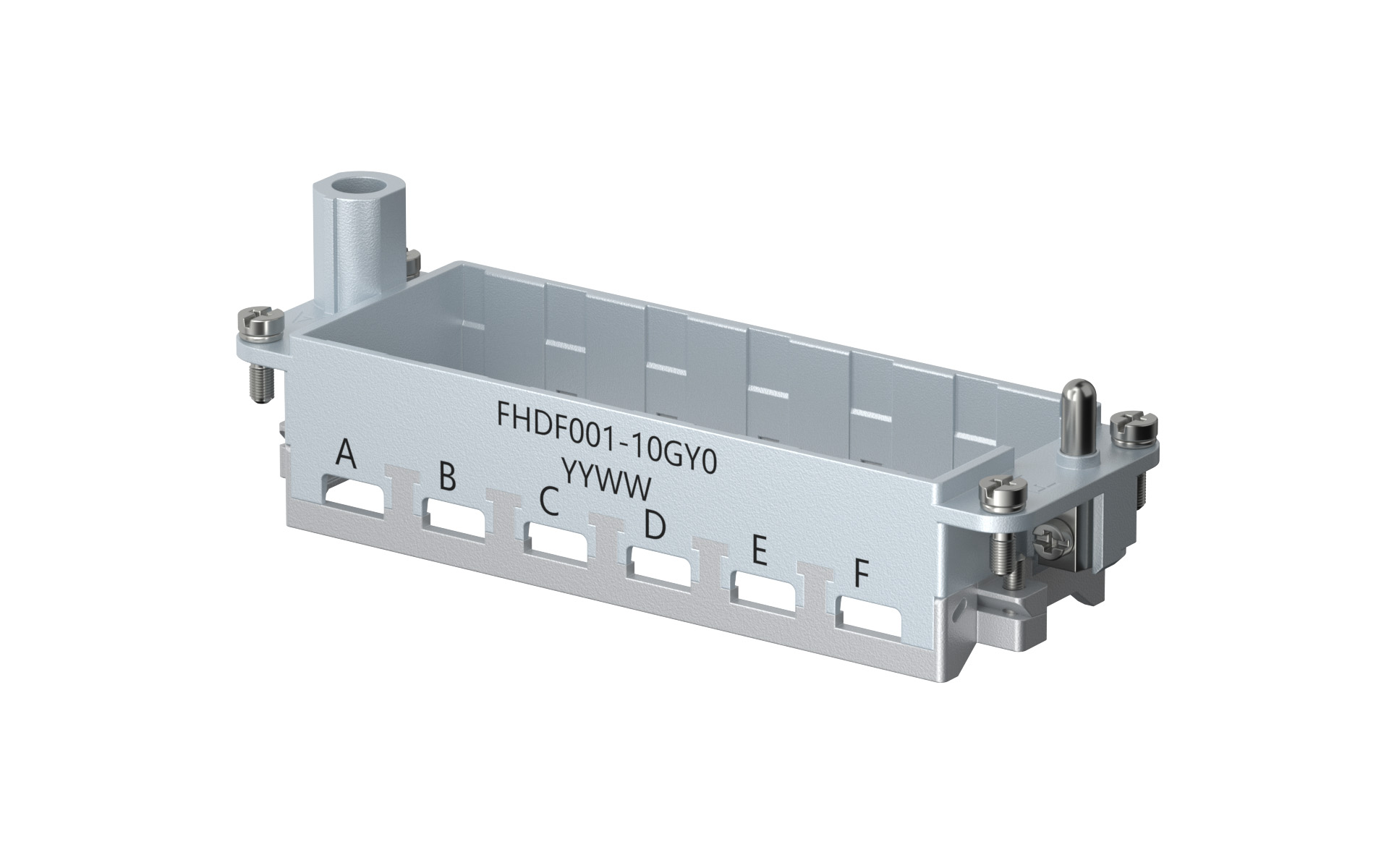 Heavy-duty connector， HF24B Frame， No. of module: 6