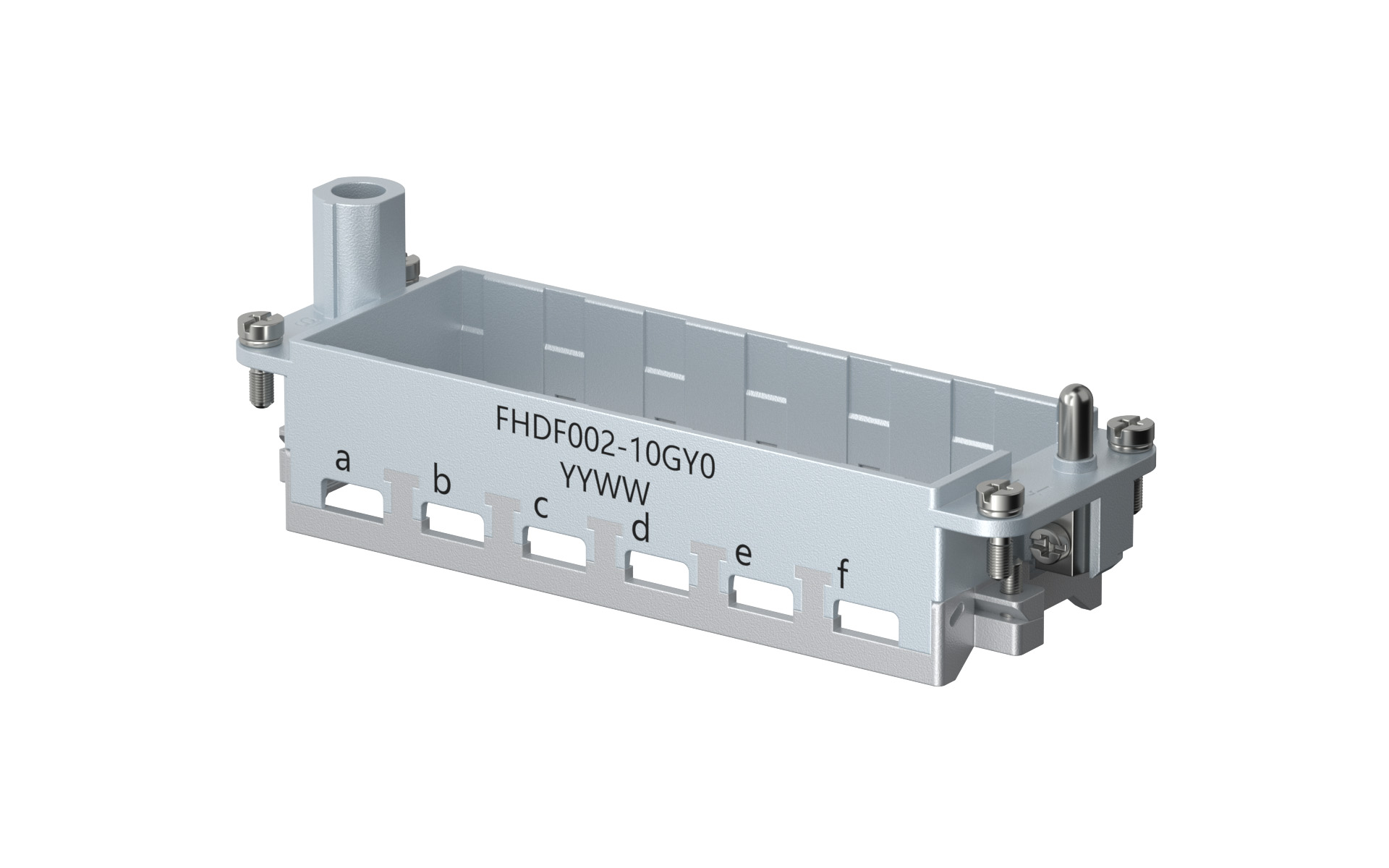 Heavy-duty connector， HF24B Frame， No. of module: 6