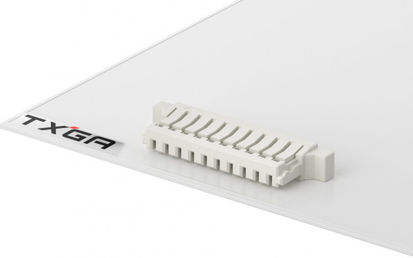 线端插头胶壳 0.8mm ,2位 ,PA46