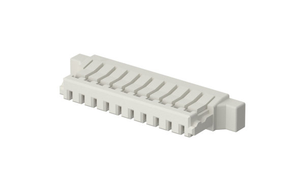 (无现模)线端插头胶壳 0.8mm ,13位 ,PA46