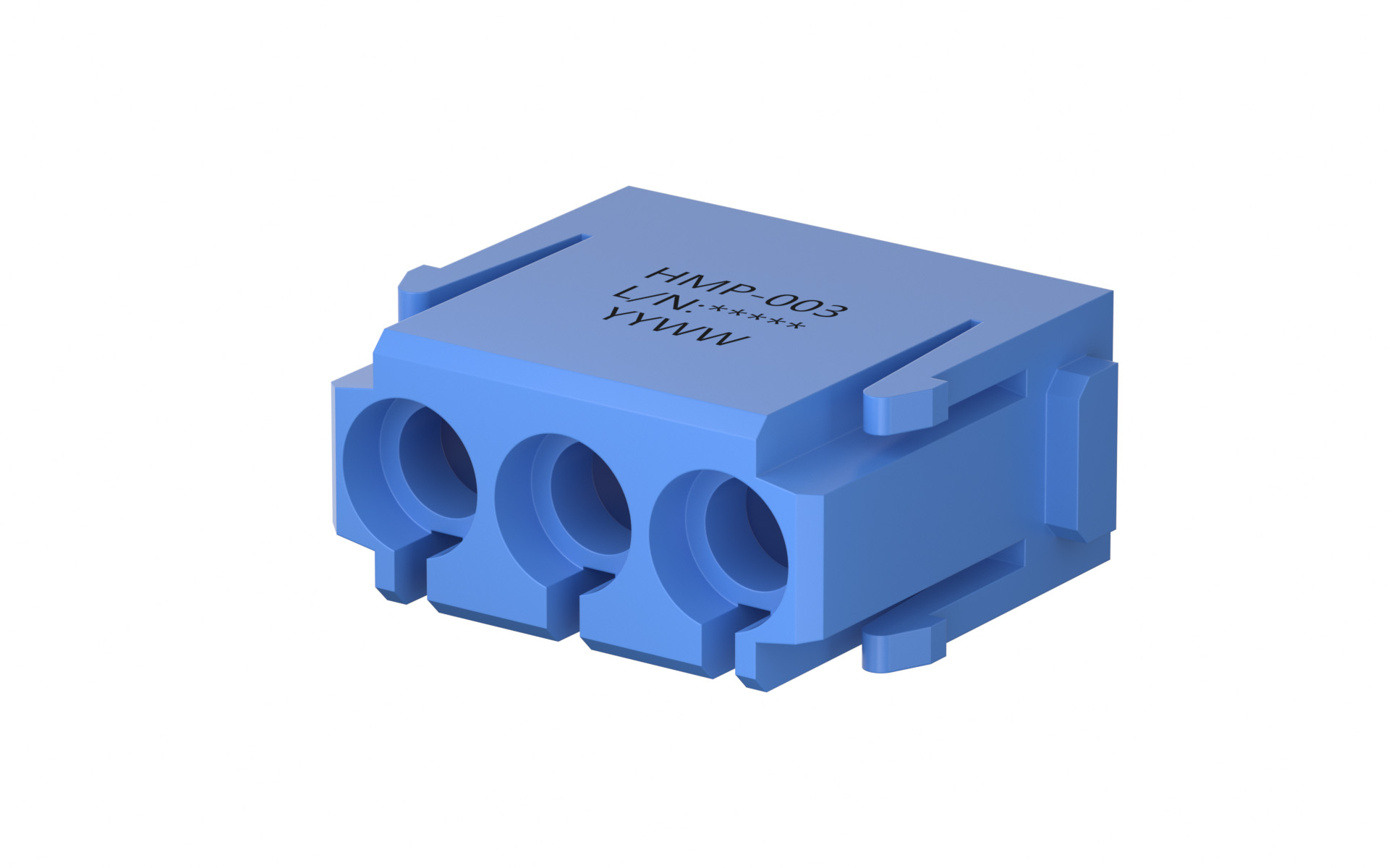 Heavy-duty connector，HMP Pneumatic insert，3 Circuits