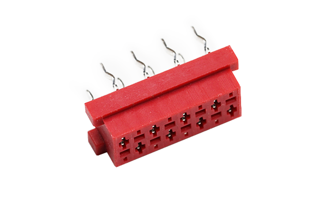 IDC Pitch:1.27x1.50mm 8Pin Red Tin plated