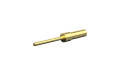 Pin, ∅1x15.5mm, Gold plated, 0.075μm, Crimp, 26-28 AWG