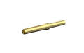 Leaf spring socket, ∅0.76x13.1mm, Gold plated, 0.075μm, Crimp,  22-28AWG