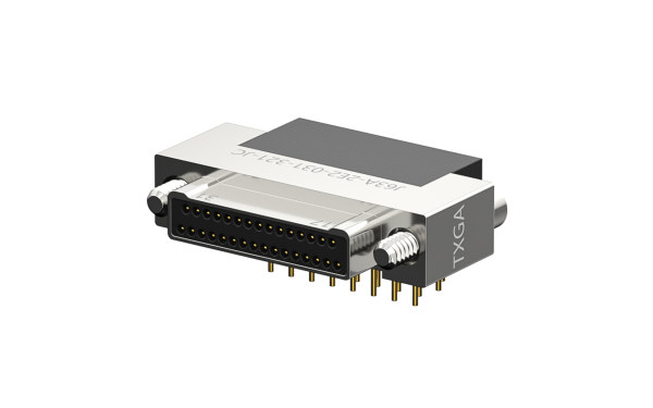 超微D形连接器, 31位, 公, 直角(90度), 通孔焊接, 黑色 (J63A-2E2-031-321-JC)