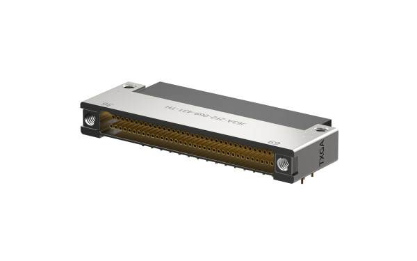 超微D形连接器, 69位, 母, 直角(90度), 通孔焊接, 黑色 (J63A-2F2-069-431-TH)