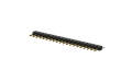 Pin Header 2.54mm, Single row, 5Circuits, 90° Angle(SMT), Gold flash, PBT