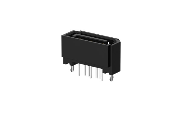 SATA 7PIN 公座 DIP 180° 半镀金 全塑