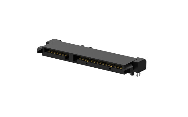 SATA 母座 卧贴 7+15位