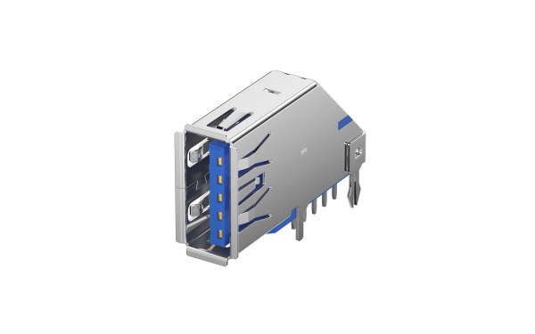 USB A型 9触点 90°插件 母座 (3.0)